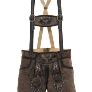 Dark Brown Female Lederhosen