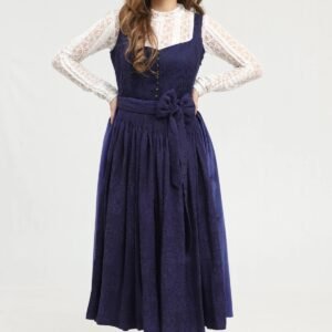 Twilight Charm Navy Blue Bavarian Dirndl
