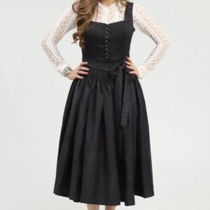 Midnight Elegance Bavarian Dirndl