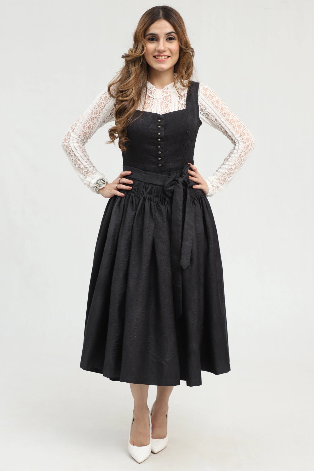 Midnight Elegance Bavarian Dirndl