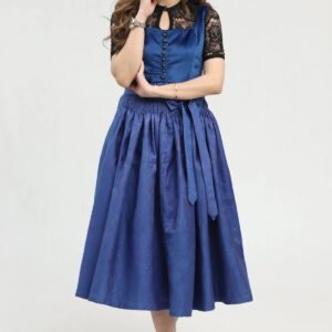 Indigo Charm Traditional Dirndl Dress