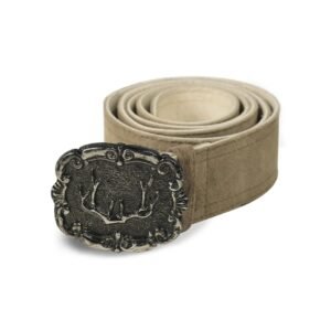 Buckle Bliss Chic Trachten Brown Belt