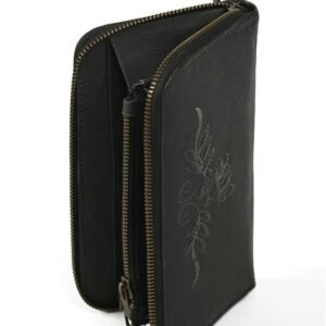 Lederhosen Luxe Black Embroidered Clutch