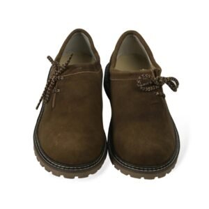 Oktoberfest Oomph Side-lace Lederhosen Brown Boots