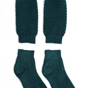 Traditional Dark Green Socks for Lederhosen Men
